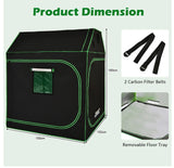 Hydroponic Grow Tent Reflective Indoor Outdoor 600D Oxford Cloth Grow System