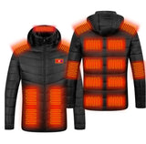 Heated Warm Winter Warm Electric USB Jacket Heating Coat Thermal Men Women