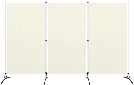 3 Panels Privacy Room Divider Partition Folding Foldable Screen Panel Iron