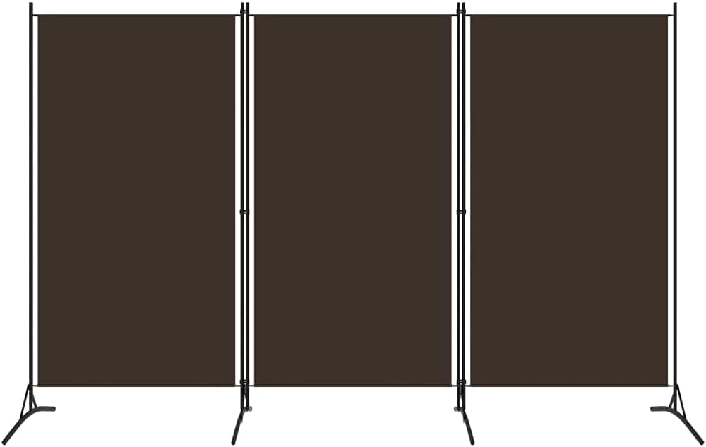 3 Panels Privacy Room Divider Partition Folding Foldable Screen Panel Iron