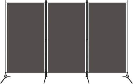 3 Panels Privacy Room Divider Partition Folding Foldable Screen Panel Iron