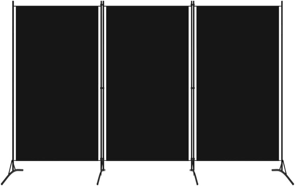 3 Panels Privacy Room Divider Partition Folding Foldable Screen Panel Iron