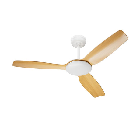 52" Ceiling Fan with Remote Contorl 3 ABS Blades and DC Motor Indoor Fan with Timer and 5 Fan Speeds for Home Living Room Wood