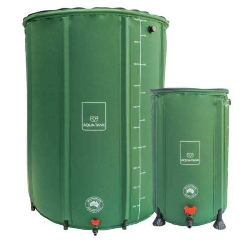 Aqua-Tank 50L 100L 225L 400L 750L 1000L Rain Water Tank Hydroponic Flexible Portable Nutrient Reservoir Flexi Barrel… (100L)