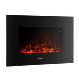 Electric Fireplace Fire Heater Wall Mounted 3D Flame Indoor 2000W Effect