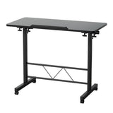 Laptop Standing Desk Table 64-88cm Height Adjustable Sit Stand Desks Desktop Table for Office Study Computer Workstation Home Use Black Whole Piece Monitor Riser