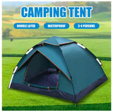 Waterproof Automatic Quick Open Camping Outdoor Tent UV Protection 3-4 Persons