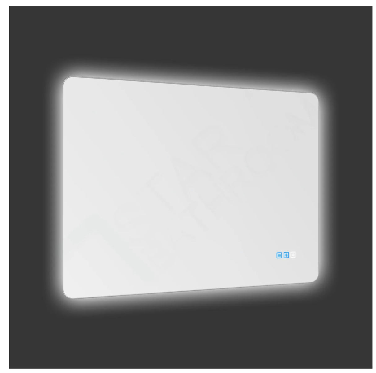 Touch LED Light Bluetooth Bathroom Makeup Wall Mirror Defog 600x800 600x1000mm