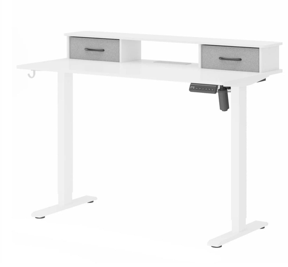 Electric Standing Desk Adjustable Height Sit Stand Table 120cm White