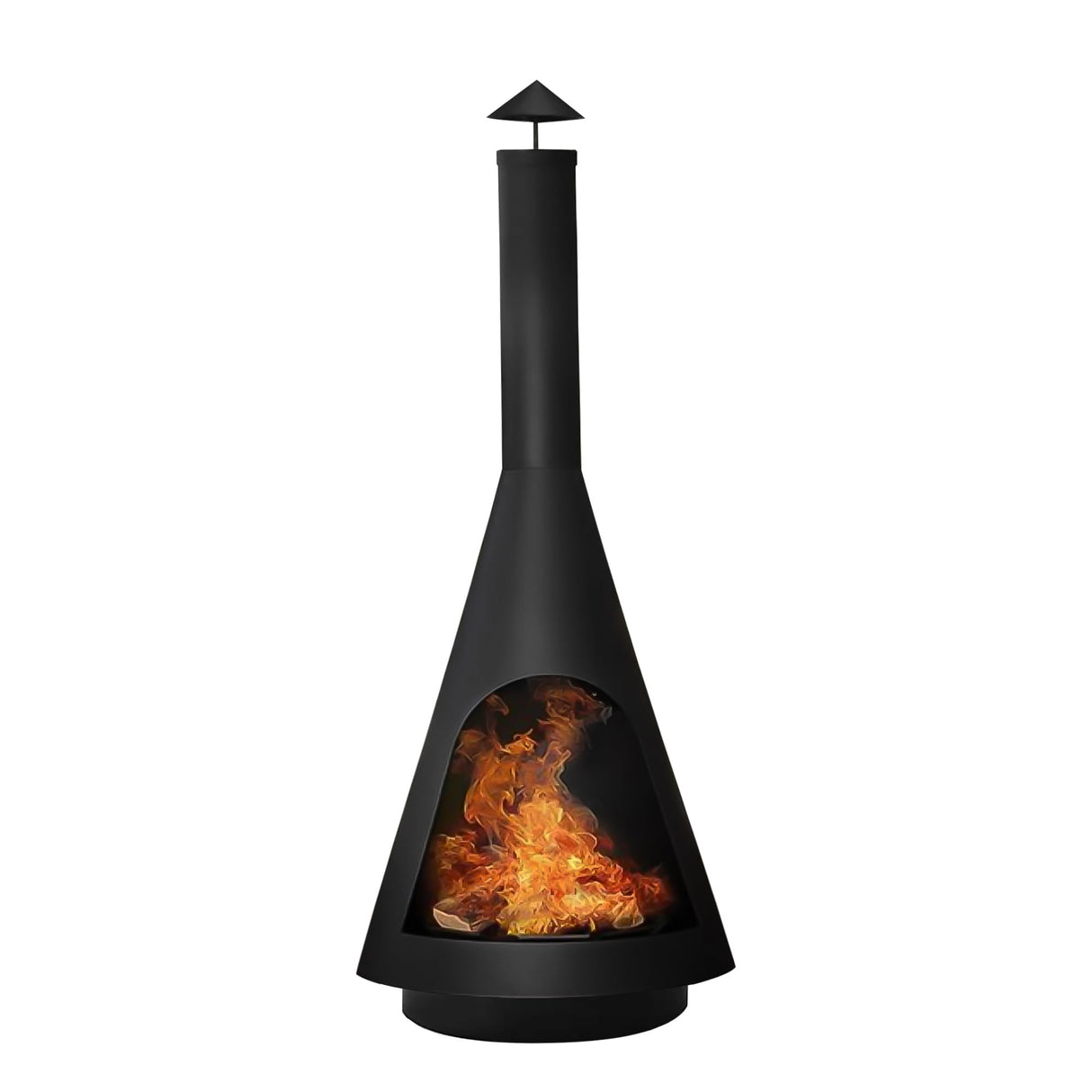 Chimney Fire Pit Patio Heater Outdoor Camping Portable Chiminea Brazier Fireplace 105cm