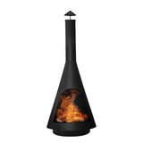 Chimney Fire Pit Patio Heater Outdoor Camping Portable Chiminea Brazier Fireplace 105cm