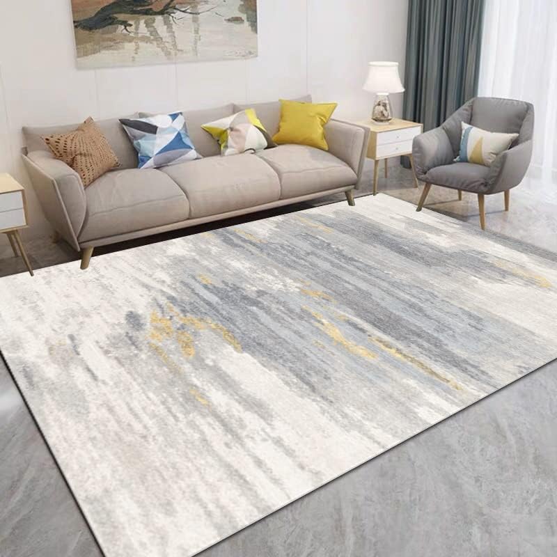 Area Rugs for Living Room Modern Abstract Area Rug Large Washable Rug Soft Touch Short Pile Style Carpet Area Rugs Non Shedding for Living Room, Bedroom, Kids Room