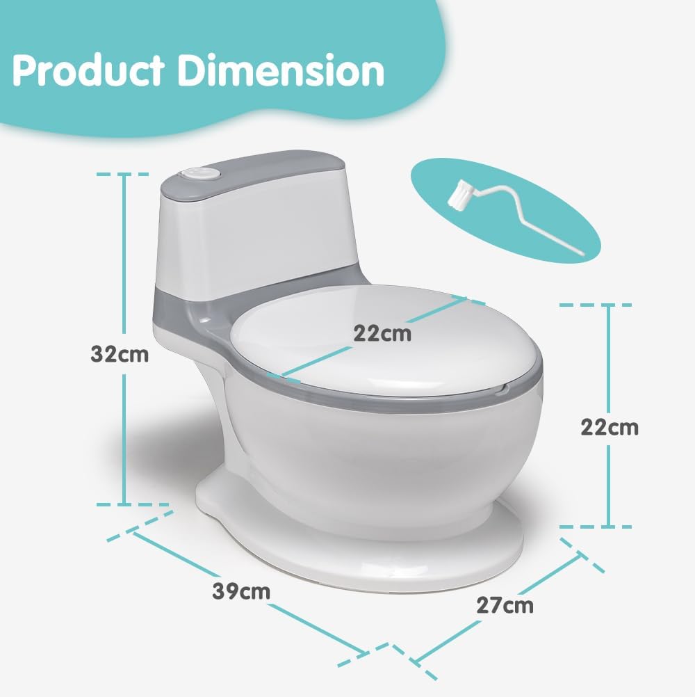 Baby Potty Toilet Non Slip Real Potty Realistic Toilet Ids Potty Chair Infants Toilet Seat for Baby Kids Infants Boys Girls