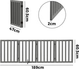 Foldable Dog Gate Wooden Pet Fence