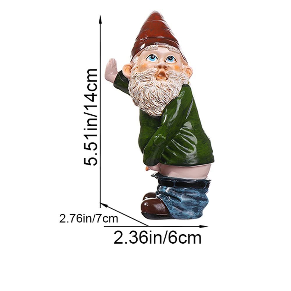 Garden Gnomes Statues | Naughty Gnomes | Funny Gnomes Garden Decorations for Outside Garden - Garden Knomes Peeing