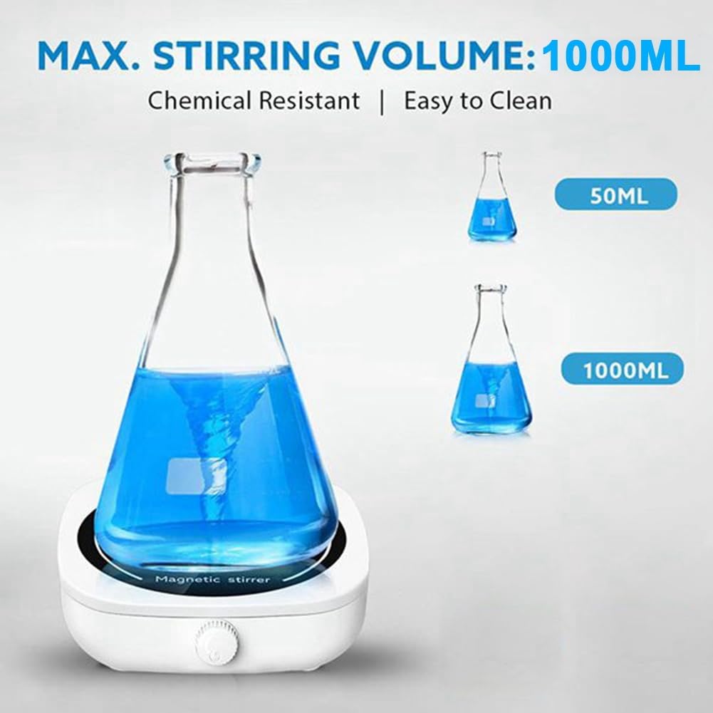 Magnetic Stirrer Magnetic Mixer Mini Lab Stir Mixer Portable Stirrer Plate for Laboratory