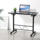 Laptop Standing Desk Table 64-88cm Height Adjustable Sit Stand Desks Desktop Table for Office Study Computer Workstation Home Use Black Whole Piece Monitor Riser