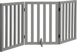 Foldable Dog Gate Wooden Pet Fence