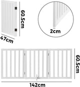 Foldable Dog Gate Wooden Pet Fence