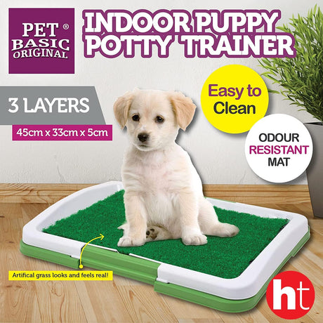 Pet Basic Indoor Puppy Potty Trainer, Convenient and Effective Solution for Teaching Your Puppy to Use a Designated Potty Area