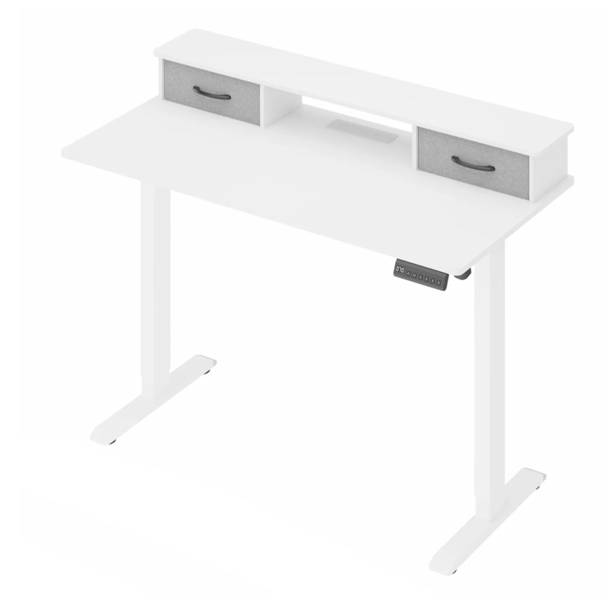 Electric Standing Desk Adjustable Height Sit Stand Table 120cm White