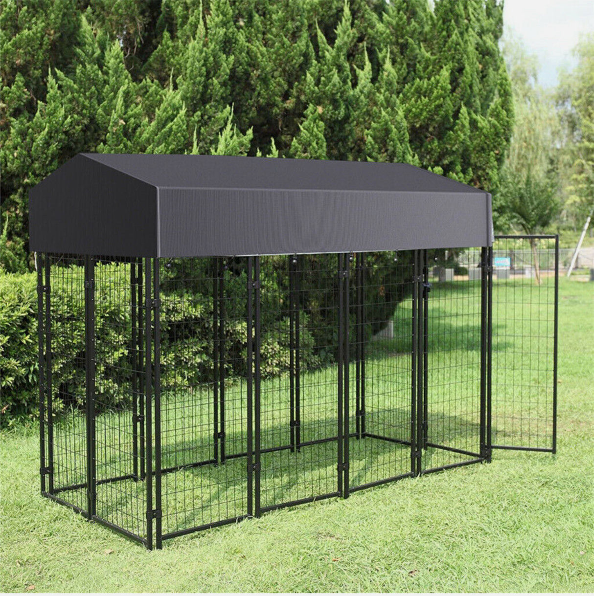 Universal Dog Kennel Pet House Enclosure Sturdy& Strong Run Cage Playpen Barrier