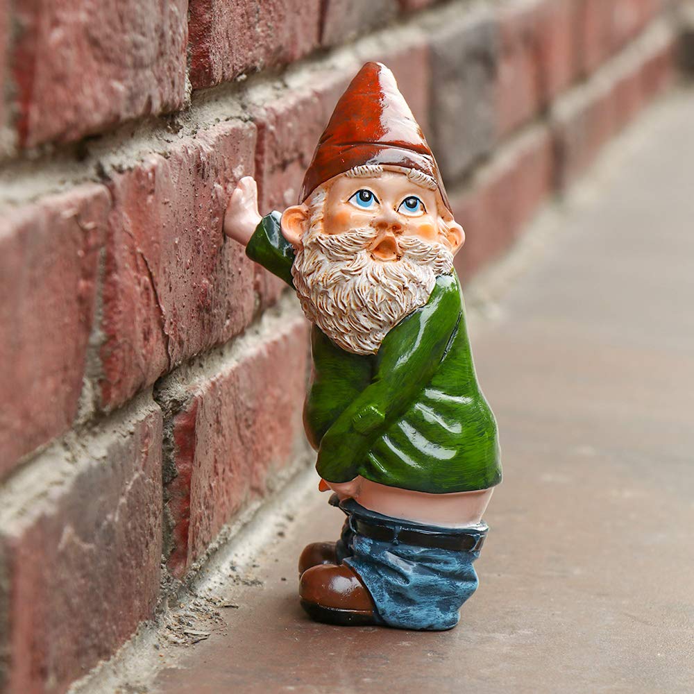 Garden Gnomes Statues | Naughty Gnomes | Funny Gnomes Garden Decorations for Outside Garden - Garden Knomes Peeing