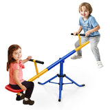 Kids Seesaw, Swivel Teeter Totter Playground Equipment for Children w/360 Degree Rotation, Stopper Leg, Heavy Duty Indoor Outdoor Backyard Play Equipment for Kids Ages 3-8 Years Old