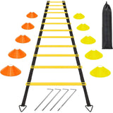 Agility Ladder - Agility Speed and Balance Training Ladder for Soccer Basketball Boxing Softball Footwork Sports Agility Training with Scale and Carry Bag