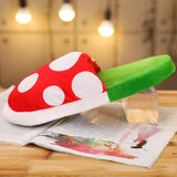 Piranha plant slippers Cute Cartoon Cotton Shoes with Green Pipe Pot Holder Valentine's Day Gifts