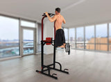 Power Tower - Chin Up Pull Up Multi-Grip Bar Station - Dip - VKR Knee Raise