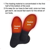 Rechargeabe Electric Heated Socks for Men and Women, Riding Motorcycle and Bicycle Camping Hiking Fishing Skiing in Cold Winter Thermal Socks Warm Foot