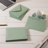 50 Pieces Sage-Green A7 Envelopes Greeting Card Envelopes 5.24 x 7.24 Inches for 5 x 7 Wedding Invitation Cards, Greeting Cards, Birthday Baby Shower Invitations