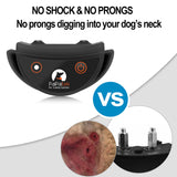 No Shock Dog Training Collar with Remote 16400ft Range, Dog Vibration Collar with Controller Waterproof & Rechargeable, Vibration Collar for Deaf Small Dogs - No Prongs and No Shock