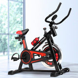 Exercise Bike, Spin Bikes Trainer Stationary Flywheel Home Gym Fitness Indoor Cycling Adjustable Resistance Workout Pulse Sensor LCD Display Silent Belt Driven (100kg/110kg/120kg Capacity)