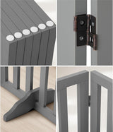 Foldable Dog Gate Wooden Pet Fence