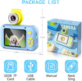 Kid Camera,Camera for Kid,2.4in IPS Screen Digital Camera,180°Flip Len Student Camera,Children Selfie Camera with Playback Game,Christmas/Birthday 4 5 6 7 8 9 10 11 Year Old Girl Boy