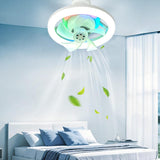 Ceiling Fans with Lights,Flush Mount Ceiling Fan | 10 Inch Ceiling Fans with Lights and Remote, Dimmable Low Profile Ceiling Fan, Flush Mount Ceiling Fan for Bedroom