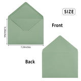 50 Pieces Sage-Green A7 Envelopes Greeting Card Envelopes 5.24 x 7.24 Inches for 5 x 7 Wedding Invitation Cards, Greeting Cards, Birthday Baby Shower Invitations