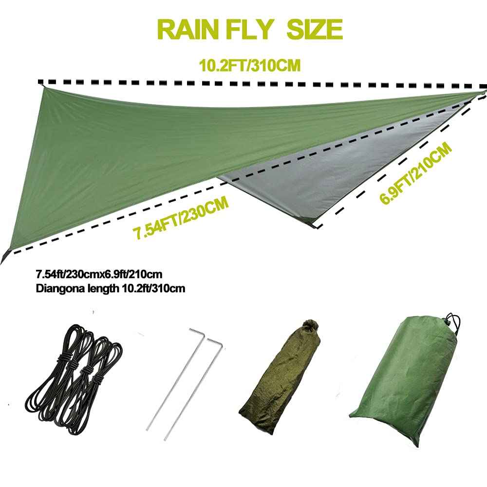 Camping Hammock Tent with Mosquito Net, Lightweight and Portable Hammock System