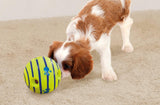 Wobble Wag Giggle Ball, Interactive Dog Toy, Fun Giggle Sounds, As Seen On TV green Medium