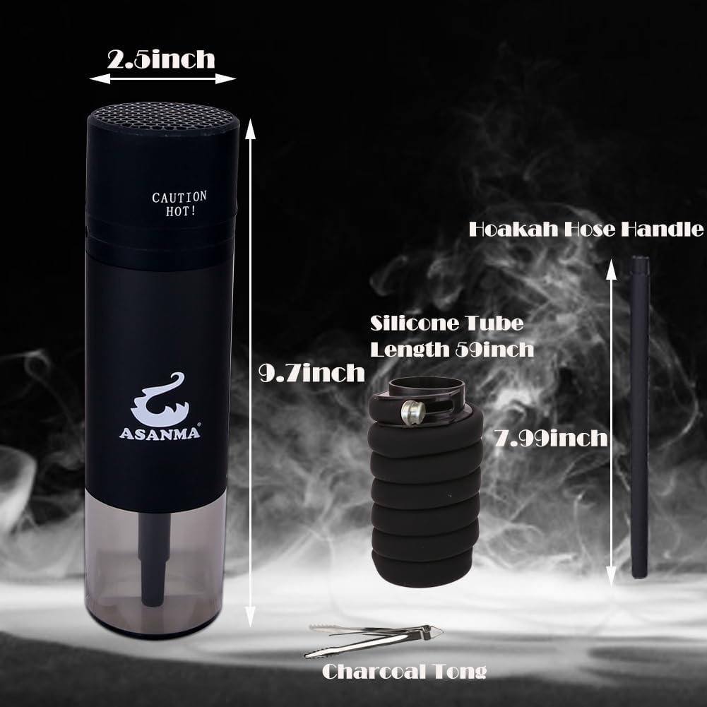 Mini Hookah Set Portable Hookah Cup With Everything For Car Travel Outdoor Inlude All Hookah Accessories