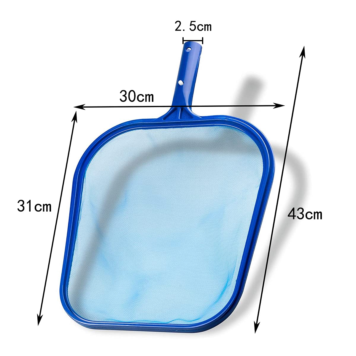 Pool Skimmer Net, Professional Rapid Salvage Debris for Clean Swimming Pools, Ponds, Hot Spring Pools (17 Inch)