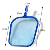 Pool Skimmer Net, Professional Rapid Salvage Debris for Clean Swimming Pools, Ponds, Hot Spring Pools (17 Inch)