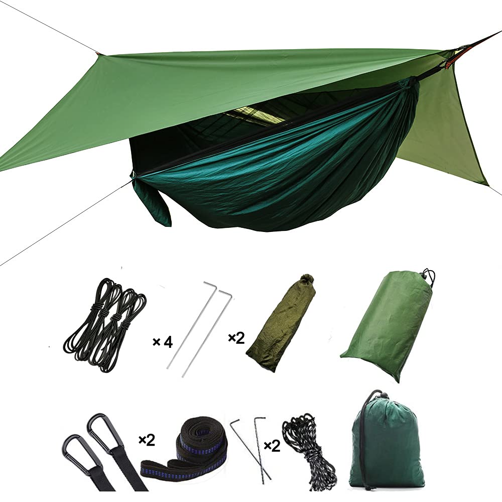 Camping Hammock Tent with Mosquito Net, Lightweight and Portable Hammock System