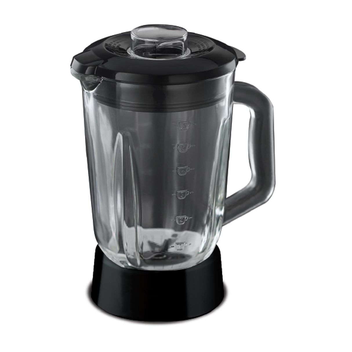 Russell Hobbs Desire Jug Blender, 1.5L Glass Jug, Stainless Steel Blades, Matte Black