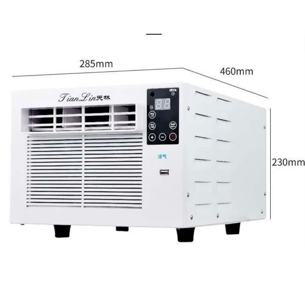 1000w Window Air Conditioner Wall Box Refrigerated Cooler Cooling Summer Cooler