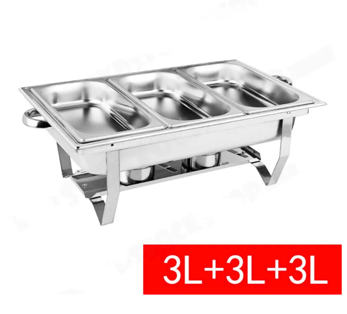 Multi Stainless Steel Bain Marie Chafing Dish  Buffet Food Warmer 9L/4.5L*2/3L*3