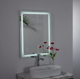 Touch LED Crystal Light Wall Vanity Bluetooth Anti-fog Makeup Mirror 800x600mm