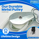 Shoulder Pulley for Physical Therapy Exercises - Metal Bracket Door Attachment